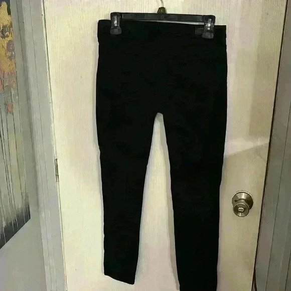 AG Adriano Goldschmeid the Stevie Ankle Slim Straight Leg Jean Black size 27R - Picture 2 of 9